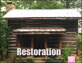 Historic Log Cabin Restoration  Doran, Virginia